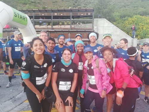 The Futuregrowth 2019 Cableway Charity Challenge team